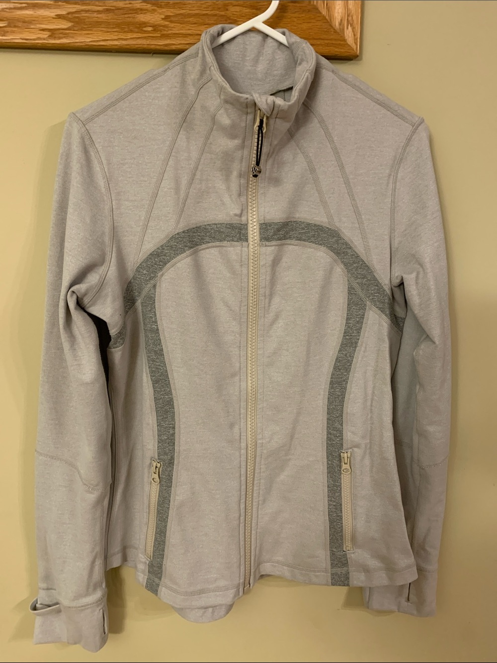 lululemon athletica Light Gray Full-Zip Define Jacket